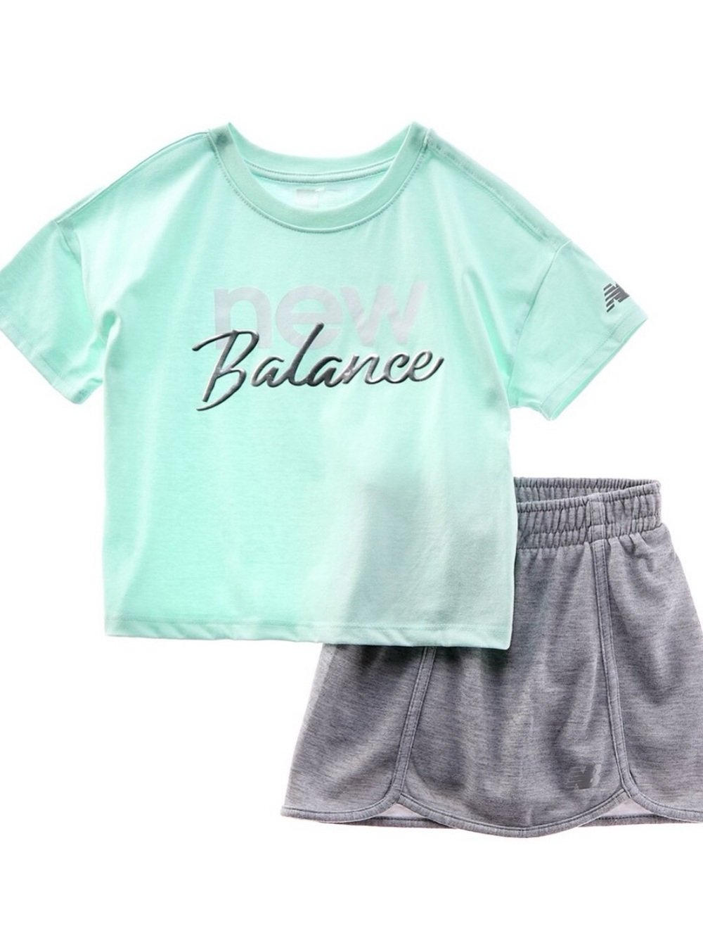 NEW BALANCE 2PC T-Shirt & Scooter Set NIP